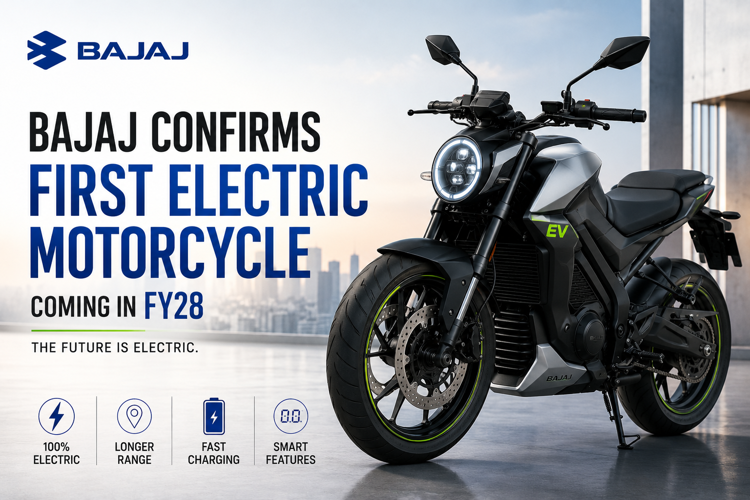 Bajaj Electric Motorcycle FY28