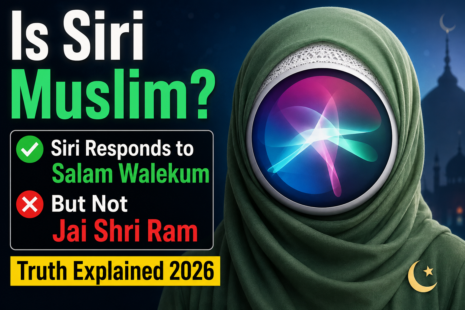 Is Siri Muslim?