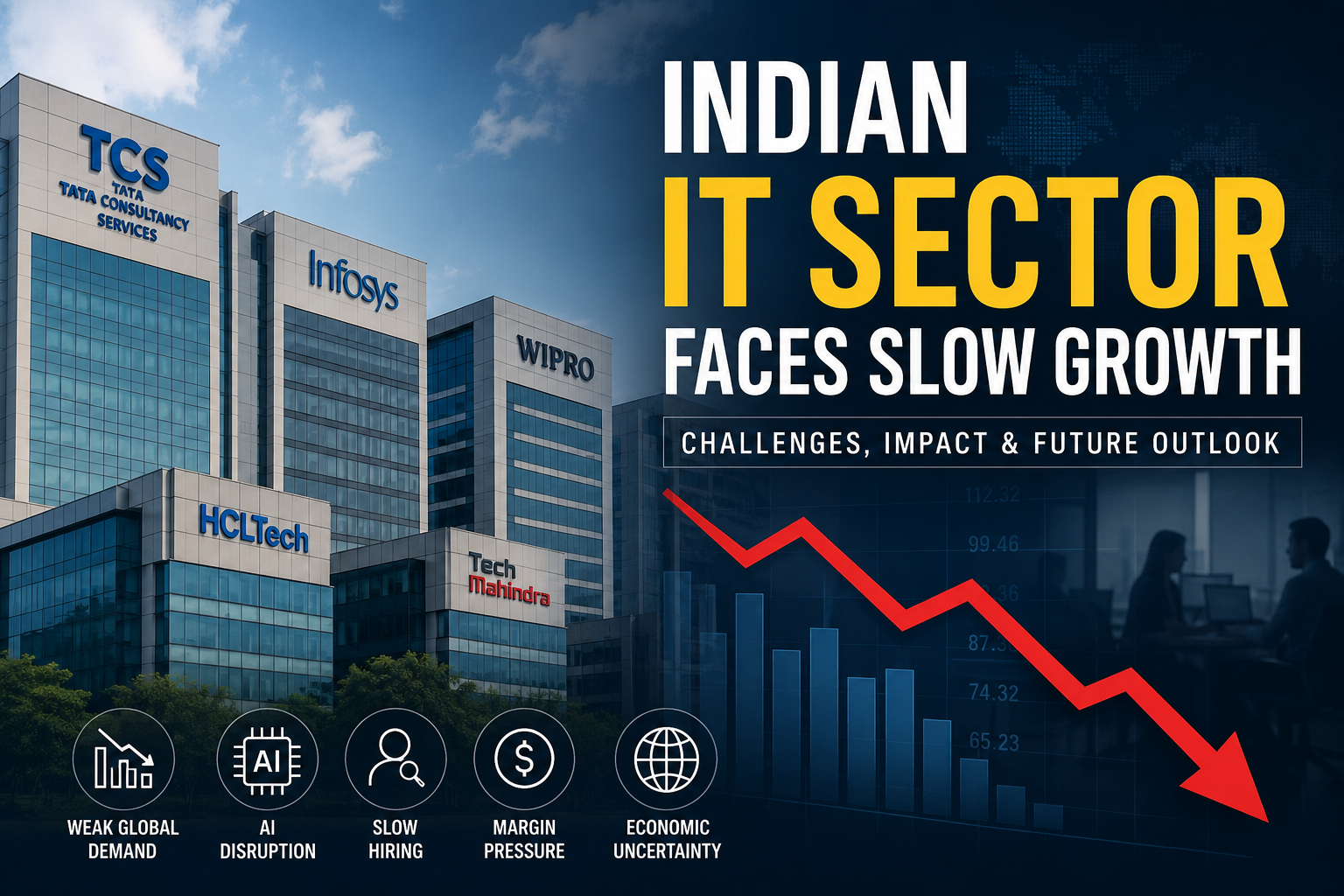 Indian IT Sector Faces Slow Growth