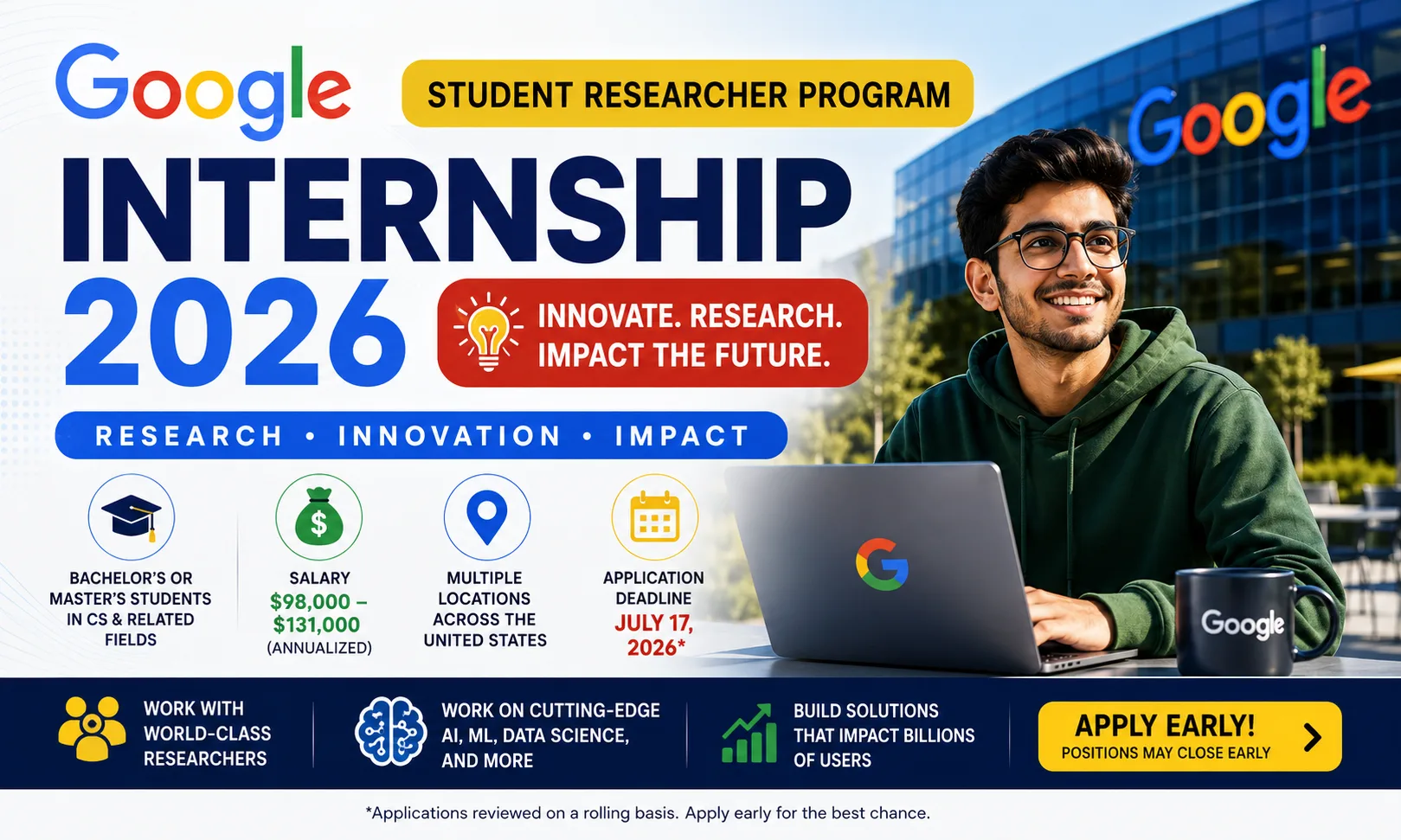 Google Student Research Winter Internship 2026