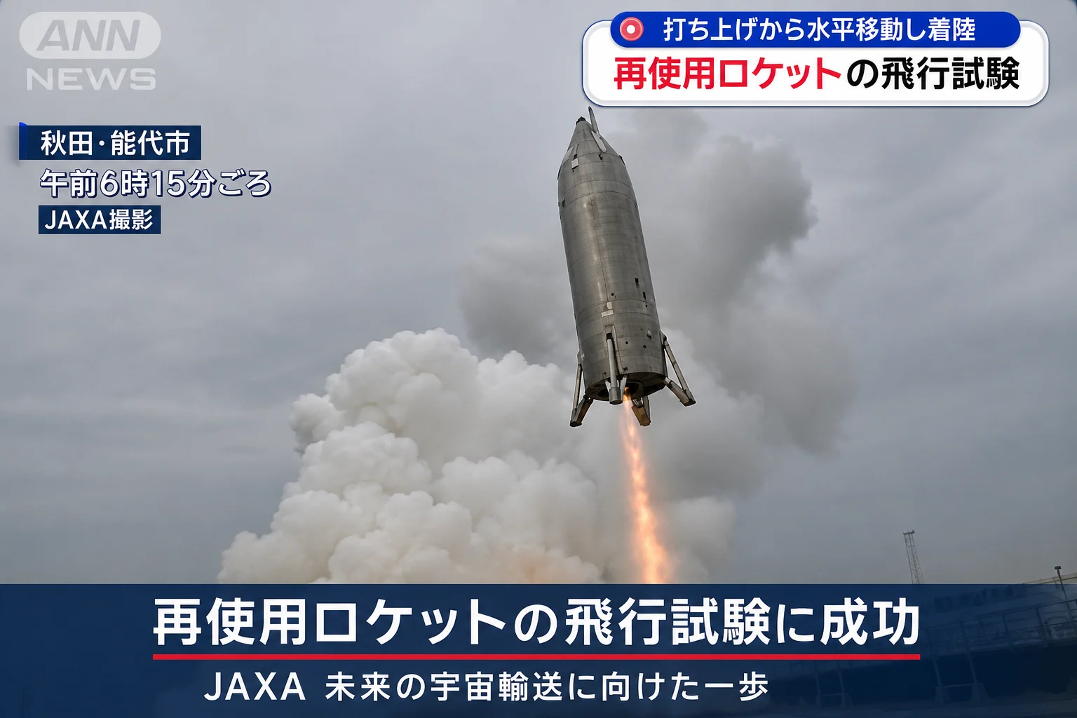 Japan Successfully Tests Reusable RV-X Rocket
