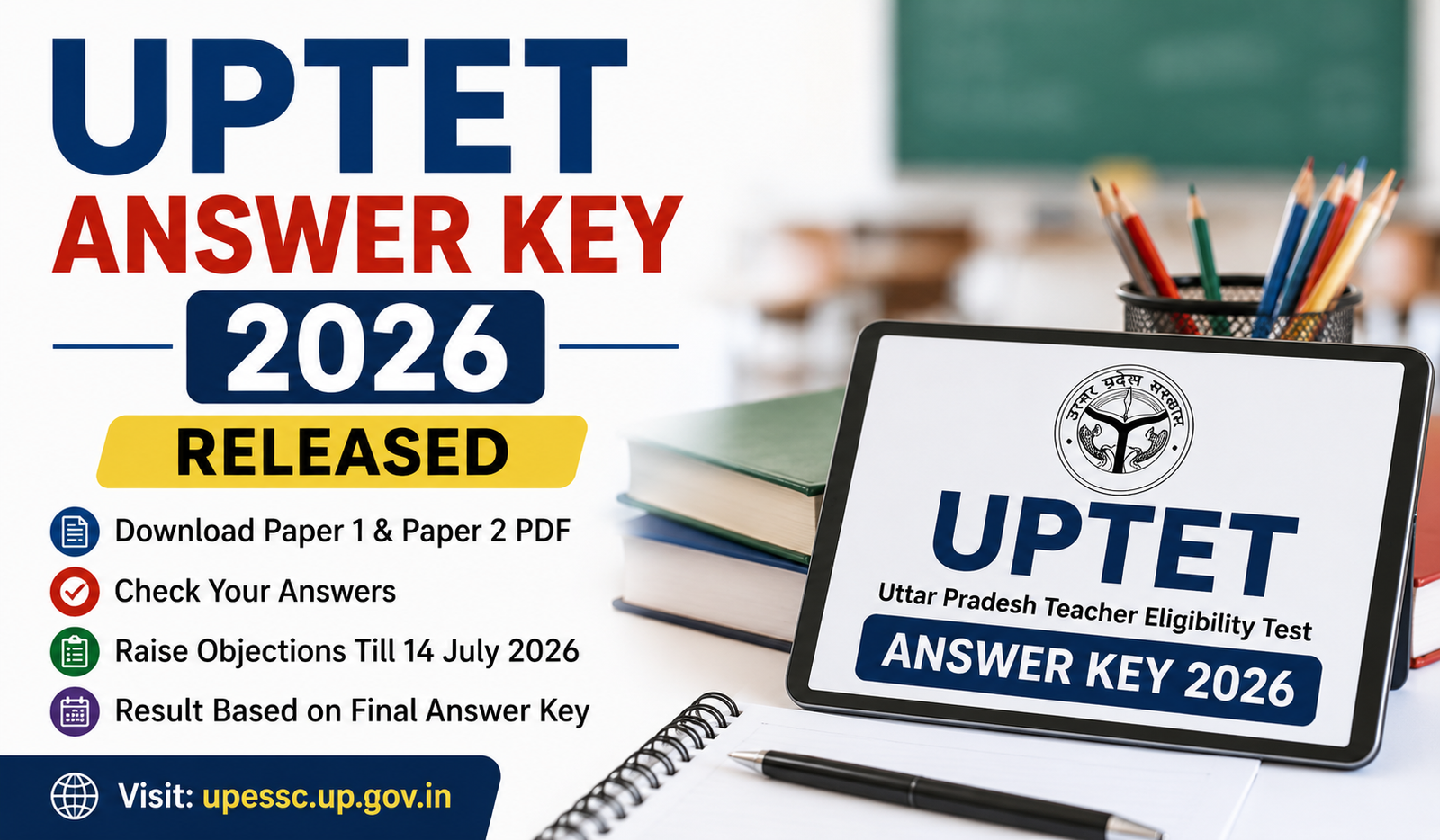 UPTET Answer Key 2026